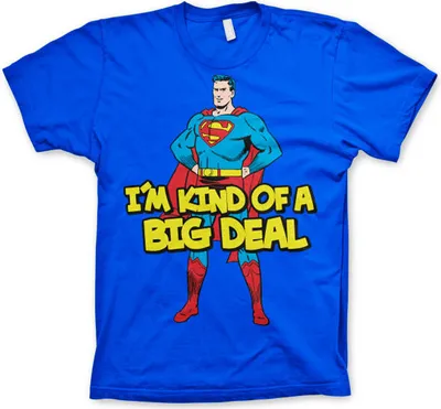 Produktbild von Superman - Im Kind Of A Big Deal T-Shirt - X-Large - Blue