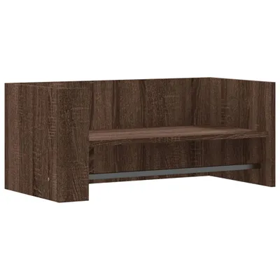 Obrázek produktu pro vidaXL Nástěnná police hnědý dubový vzhled 70,5x35x30,5 cm materiál na bázi dřeva