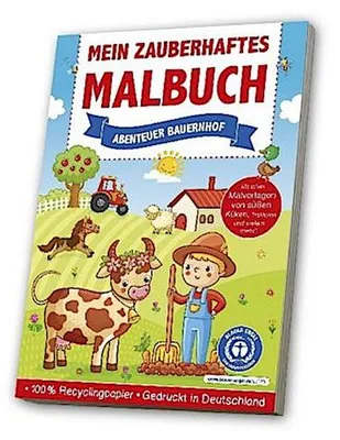 Obrázek produktu pro Mein zauberhaftes Malbuch - Abenteuer Bauernhof