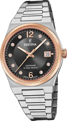Produktbild von Festina Damen Uhr Swiss Edelstahlarmband silber D2UF20037/3