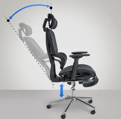 Produktbild von Bürostuhl HLO-CP175  schwarz
