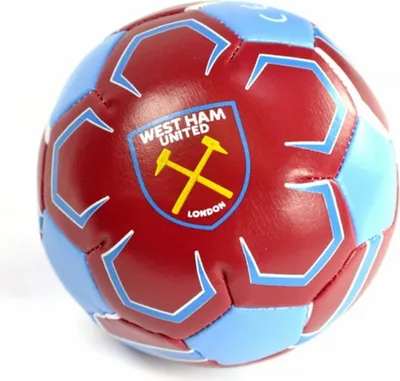 Produktbild von oficiálna futbalová lopta West Ham FC BS743 (Mini) (Claret/Blue)