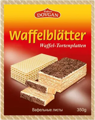 Produktbild von DOVGAN Waffelblätter 10x35g
