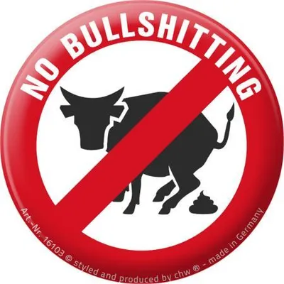 Produktbild von Flaschenöffner - No Bullshitting - 17103 Gr. ca. 5,7 cm - Öffner