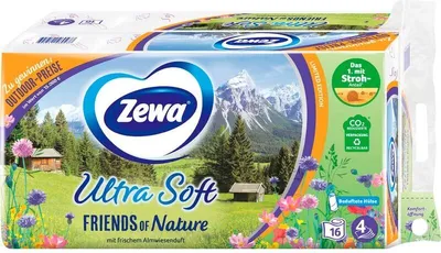 Obrázek produktu pro Zewa Toilettenpapier Ultra Soft 4-lagig,  (16 Rollen)