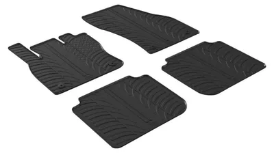 Produktbild von LAMPA Fußmatten Set Gummi für SKODA Kodiaq (NS7) Vorne+Hinten