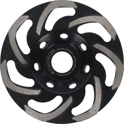 Produktbild von PRODIAMANT Diamant-Schleiftopf Beton Boomerang 125 x 22,23 mm für Beton, Mauerwerk, Stein