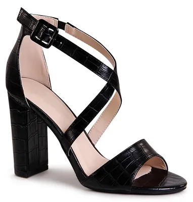 Produktbild von topschuhe24 1843 Damen Riemchen Sandaletten Pumps, Farbe:Schwarz, Größe:39 EU