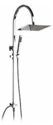 Produktbild von Demm Duschsystem Set mit Handbrause und eckigem Brausekopf 25 x 15 x 145 x 145 x 15822, 61453.C
