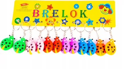 Zdjęcie produktu dla Biedronka Brelok Do Kluczy Zawieszka Plecak 12Szt