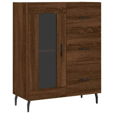 Produktbild von Sideboard Braun Eichen-Optik 69,5x34x90 cm Holzwerkstoff