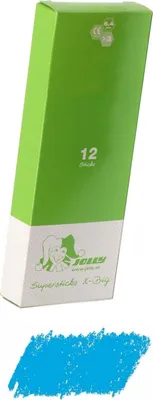 Produktbild von Jolly 3099-0015 X-Big X-BIG Farbstifte, hellblau (12 Stück)