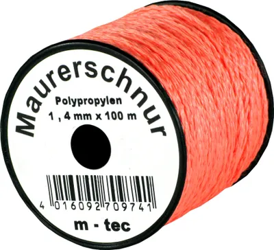 Produktbild von Lot-Maurerschnur 50 m x Ø 2,0 mm Orange-Fluoreszierend