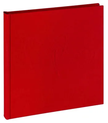Produktbild von Walther My Heart rot       20x20 40 weiße S. Leineneinband FA243R