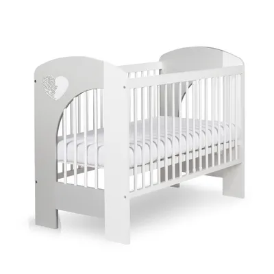 Immagine prodotto di Lettino per bambini 60x120 NADIA – bianco / grigio