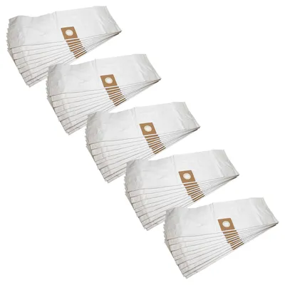 Produktbild von vhbw 50x Staubbeutel Ersatz für Kärcher 6.904-051.0, 6.904-051, 6.904-045, 6.904-123 für Staubsauger - 40cm x 39cm Weiß