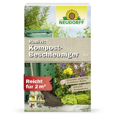 Produktbild von Neudorff Radivit Kompost-Beschleuniger 1 kg für 2 m³ - zersetzt Kompostabfälle