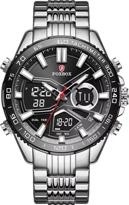 Immagine prodotto di Orologio FOXBOX LU-34968 Argento/Nero per Uomo KP34968