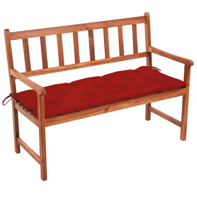Obrázok produktu pre Záhradná lavička s podložkou 120 cm akáciový masív