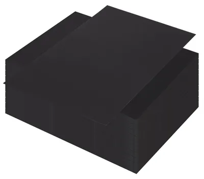 Obrázok produktu pre Čierny kartón A3 100 kusov, 300 g/m², 297 x 420 mm, na tvorenie