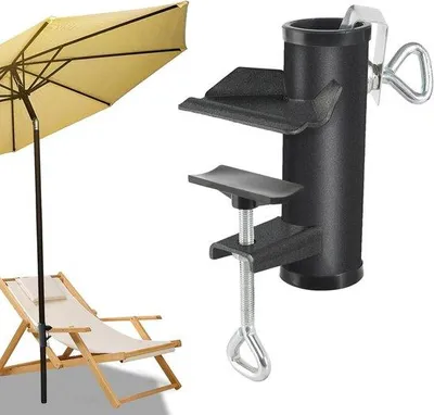 Produktbild von Balkonhalter für Sonnenschirm, Metall, Terrasse, Strand