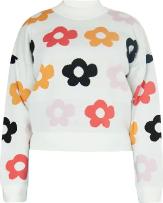 Image de Pull SWIRLY pour femmes - blanc multicolore, XS