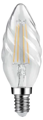 Productafbeelding van Alcapower LED-kaarslamp, 4W, 510lm, E14, 4000K, neutraal wit, met hoogwaardige filamenttechnologie, levensduur 25.000 uur.