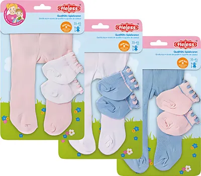 Produktbild von Puppen-Strumpfhose mit Söckchen 35-45cm