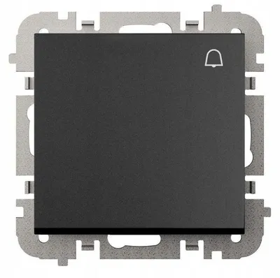 Image de SANTRA Connecteur de sonnette sans cadre p/t noir 4114-19