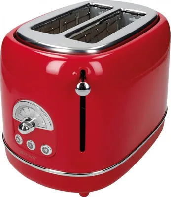 Produktbild von Toaster 1950 rot ABS/Edelstahl