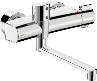 Produktbild von HANSA HANSAclinca Safety Waschtischarmatur, berührungslos, Ausladung 286 mm, chrom, 08866202