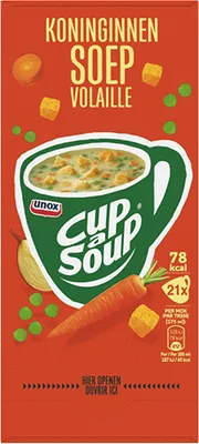 Produktbild von Unox Cup-a-Soup Königin Suppe 21 x 0,83 cl