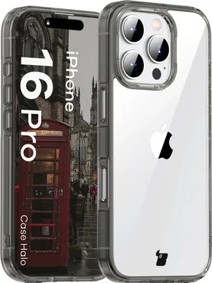 Produktbild von Bizon Case Halo Apple iPhone 16 Pro rauchschwarz