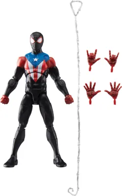 Zdjęcie produktu dla Hasbro Marvel Legends - Figurka Spider-Man 2 Miles Morales w Boricua Suit 15cm