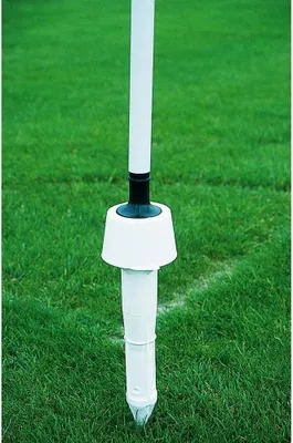 Produktbild von Sporti France Einzelbasis Für Eckpfosten Aus Pvc Durchsichtig  Durchsichtig One Size
