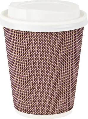 Produktbild von 100x Premium Doppelwand Kaffeebecher CoffeeToGo mit Trinkdeckel 200/280ml
