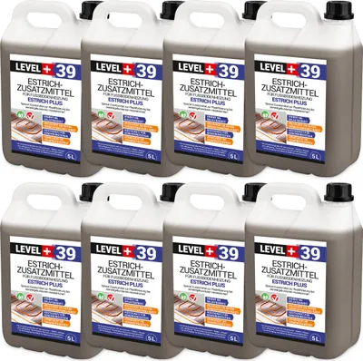 Produktbild von Estrichzusatzmittel 40L Fussbodenheizung Heizestrich - Zementestrich Profi L+39
