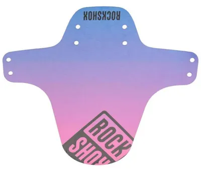 Image de Fender MTB RockShox full blau/pink fade, Logo schwarz