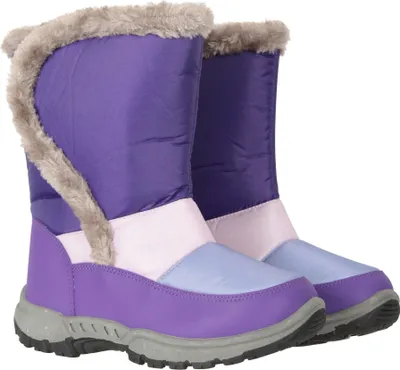 Image de Mountain Warehouse - Bottes de neige pour enfants "Caribou Adaptive" MW1956 (34 UE) (Violet)