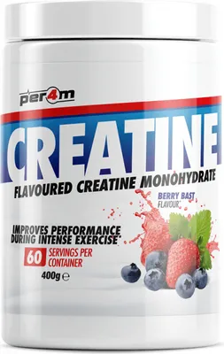Produktbild von Per4m Creatine Flavoured (400g) Berry Blast - Kreatin - Kreatin-Monohydrat