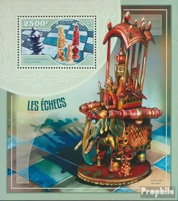 Produktbild von Briefmarken Niger 2014 Mi Block 361 (kompl. Ausg.) postfrisch Schach