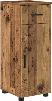 Immagine prodotto di vidaXL Mobile da bagno con cassetti in legno di recupero 30 x 35 x 80 cm