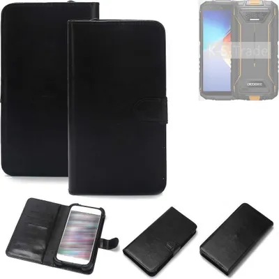 Produktbild von K-S-Trade Handyhülle Schutzhülle kompatibel mit Doogee S41T Handy Schutz Hülle Handyhülle Bumper schwarz 1x