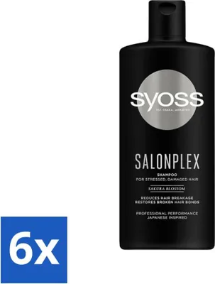 Image de Syoss Salonplex Shampooing - Shampooing - Protection - 440 ml - Pack avantage - 6 pièces