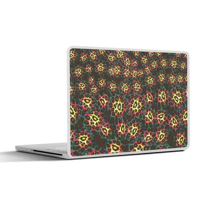 Produktbild von MuchoWow® Laptop Aufkleber Sticker Cover Leopard - Bunt - Design 31x22.5 cm - Laptop-Deko
