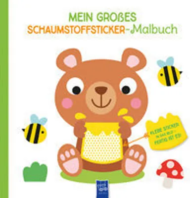 Immagine prodotto di Il mio grande libro di adesivi in schiuma da colorare - Orso