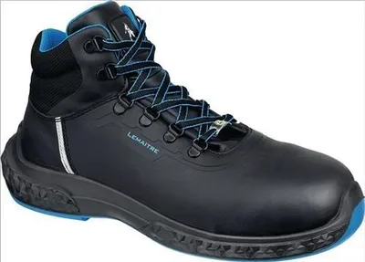 Zdjęcie produktu dla Buty ochronne Anton wysokie Gr.41 czarne/niebieskie S3 ESD SRC EN20345