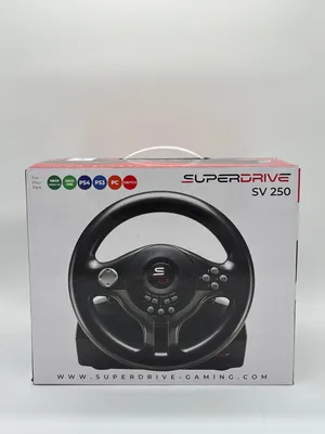 Produktbild von SUBSONIC Superdrive SV250 – Rennlenkrad für Switch 2, PS4, Xbox & PC