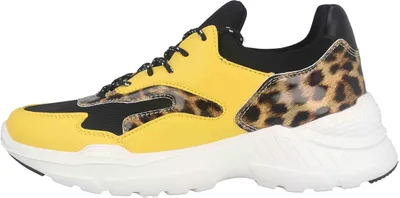 Produktbild von Fitters Footwear Madeleine Sneaker in Übergrößen Mehrfarbig 2.739701 Yellow Black große Damenschuhe