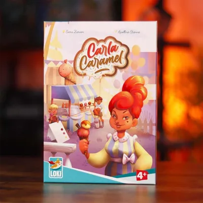 Productafbeelding van LOKI | 518980 | Carla Caramel | Genomineerd voor het Kinderspeelgoed van het Jaar 2023 | Coöperatief kinderspel | voor 1-6 spelers vanaf 4 jaar | Verdeel Carla's heerlijke ijs voordat het smelt!